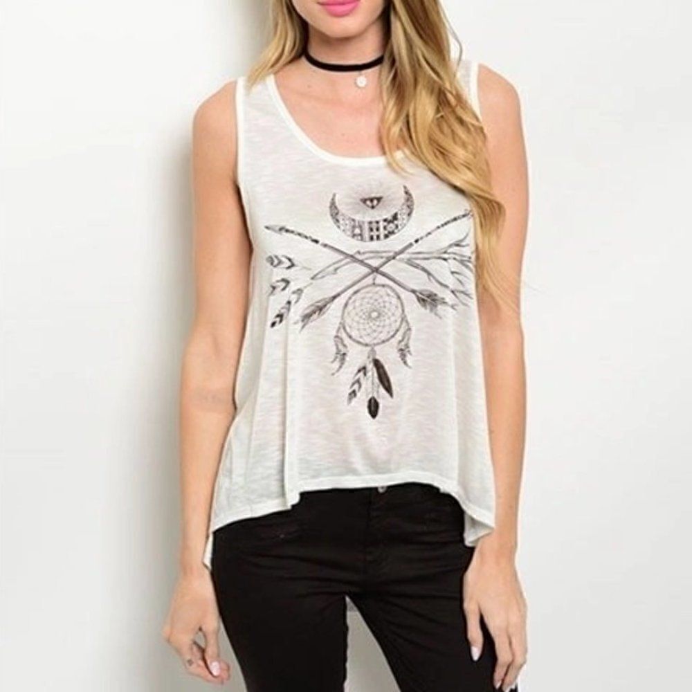 *Clearance* En Creme Hippie Tank